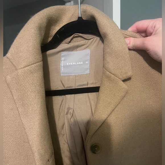 EVERLANE Wool Blend Coat - Picture 4 of 5